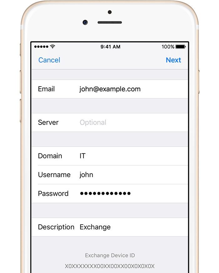 Setup Exchange ActiveSync on your iPhone