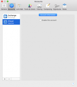 setting up exchange email on mac