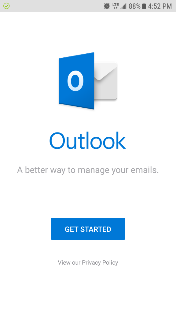 Setup Outlook App for Exchange