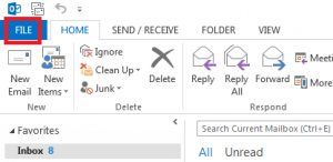 how to connect outlook 2016 to exchange