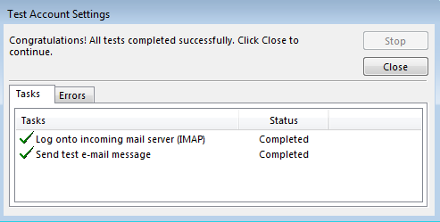 how to setup ports for imap mail outlook 2016