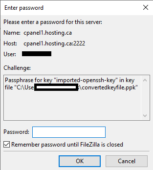 filezilla sftp setup