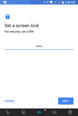 uem screen lock